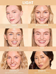 SHEGLAM Dew & Done Skin Tint With Spf20 - Linen, Buttercream, Porcelain, Fair, Chantilly, Bamboo, Shell, Nude, Acorn, Warm Vanilla, Sand, Peach, Honey, Butterscotch, Wheat, Golden, Almond, Saddle, Walnut, Chestnut, Cashew, Cappuccino, Caramel, Mahogany