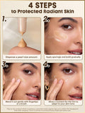 SHEGLAM Dew & Done Skin Tint With Spf20 - Linen, Buttercream, Porcelain, Fair, Chantilly, Bamboo, Shell, Nude, Acorn, Warm Vanilla, Sand, Peach, Honey, Butterscotch, Wheat, Golden, Almond, Saddle, Walnut, Chestnut, Cashew, Cappuccino, Caramel, Mahogany