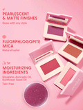 SHEGLAM Dream Touch Blush - Hush Hush, Love Cake | Dusty rose pink, 016 Tickled Pink | Soft baby pink, 017 Wannabe | Light peach nude, 018 Whipped Fig | Soft coral peach, 019 Heart Eyes | Rosy nude, 020 Knock Out | Deep rose red, 021 Don't Pink Twice | Hot neon pink, 110 Vacay Mode | Warm caramel nude, 209 Cherry Aura | Burnt coral