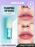 SHEGLAM Ice Queen Plumping Lip Gloss Instant Cooling Volumising Lip Gloss