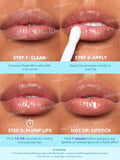 SHEGLAM Ice Queen Plumping Lip Gloss Instant Cooling Volumising Lip Gloss