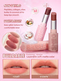 SHEGLAM Lip Veil Cushion Lightweight Lipstick - Encore Energy, Gotcha, Dream Date, Be Fearless, Go Off, High Key, Fed Up, Crimson, Strut, Clock It, No Crumbs, Tea Time
