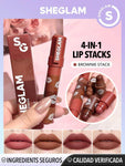 Sheglam Mega Lip Stacks-brown-Brownie Stack