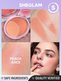 Sheglam Cheek 2 Cheek Blush Duo - Peach Juice, Cute-Sicle, Pink Sprinkles, Cherry Sorbet, Pitaya Fruit