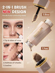 SHEGLAM Precision Sculpt Liquid Contour Duo - Hazelnut Latte, Soft Tan, Clay, Stone, Tawny Amber, Brown Sugar, Warm Honey, Maple Syrup, Camel Suede