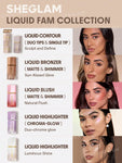SHEGLAM Precision Sculpt Liquid Contour Duo - Hazelnut Latte, Soft Tan, Clay, Stone, Tawny Amber, Brown Sugar, Warm Honey, Maple Syrup, Camel Suede