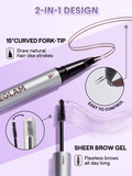 SHEGLAM Real Flow Laminating Brow Pen - Espresso, Blonde, Taupe, Auburn, Chocolate, Ebony