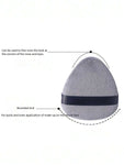 Shein 1pc Teardrop Shaped Makeup Sponge Puff - Grey