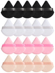 Shein 4 pcs Multicolor Triangle Shaped puffs