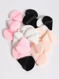 Shein 4 pcs Multicolor Triangle Shaped puffs