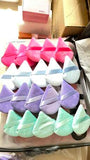 Shein 4 pcs Triangle Shaped Powder Puff - Multicolor