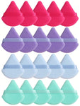 Shein 4 pcs Triangle Shaped Powder Puff - Multicolor