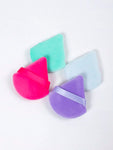 Shein 4 pcs Triangle Shaped Powder Puff - Multicolor