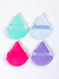 Shein 4 pcs Triangle Shaped Powder Puff - Multicolor