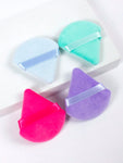 Shein 4 pcs Triangle Shaped Powder Puff - Multicolor