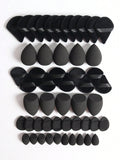 Shein 5 pcs Black Makeup Tool Set Sponges