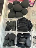 Shein 5 pcs Black Makeup Tool Set Sponges