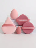 Shein 5 pcs Makeup Multicolor Sponge Puff Set