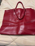 Shein Ankula Burgundy Vintage High-Quality Tote Bag