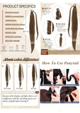 Shein Braid Ponytail Extension 30 Inch With Elastic Brown