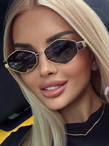 Shein Diamond shaped Sun Glasses