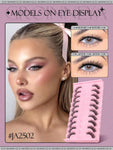 Shein 10 Pairs Half Cat Eye Faux Mink False Eyelashes