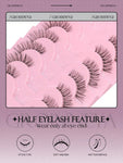 Shein 10 Pairs Half Cat Eye Soft 3d  Eyelashes