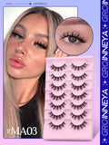 Shein  7 Pairs Faux Mink 3D Volume Eyelashes