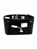 Shein Minimalist Bag Insert Classic Inner Portable Organizer Makeup Cosmetic Bag - Black