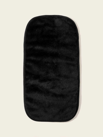 Shein Solid Makeup Remover Cleansing Black Towel