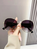 Shein Vintage Round Metal UV Protection Sunglasses Men/Women