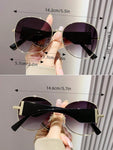 Shein Vintage Round Metal UV Protection Sunglasses Men/Women