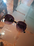 Shein Vintage Round Metal UV Protection Sunglasses Men/Women