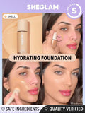 SHEGLAM Skinfinite Hydrating Foundation - Linen, Buttercream, Porcelain, Fair, Chantilly, Bamboo, Shell, Nude