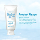 Shiseido Senka Perfect Whip White Clay Beauty Face Foam 120g