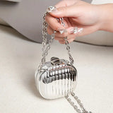 Acrylic Chain Crossbody Mini Box Clutch