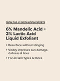 Paula's Choice 6% Mandelic + 2% Lactic Acid AHA Liquid Exfoliant - 30ml