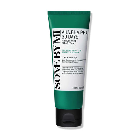 SOME BY MI AHA BHA PHA 30Days Miracle Acne Clear Foam Cleanser 100ml