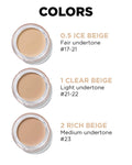 THESAEM Cover Perfection Pot Concealer #01 Clear Beige, #02 Rich Beige