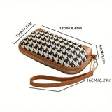 Thousand Bird Grid Handbag - Black, Brown