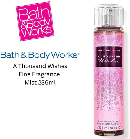 Bath & Body works Thousand Wishes mist 236 ml Full size