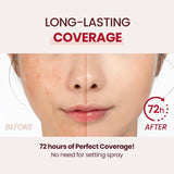 TIRTIR - FULL SIZE Mask Fit Red Cushion - Japan's No.1 Foundation - 13C Fair, 13N Fair Ivory, 15C Fair Porcelain, 17C Porcelain, 17N Vanilla, 17W French Vanilla, 21C Cool Ivory, 21N Ivory, 21W Natural Ivory, 23N Sand, 24N Latt, 24W Soft Beige, 25N Mocha, 27C Cool Beige, 27N Camel, 29N Natural Beige, 30N Rich Honey, 31N French Beige, 33C Hazel, 33N Macchiato