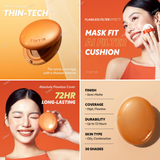 TIRTIR Mask Fit AI Filter Cushion Mini - 17C Porcelain, 17N Vanilla, 21N Ivory, 22N Shell Beige, 23N Sand