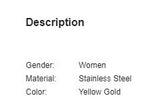 SHEIN 1pc Fashion Stainless Steel Bracelet For Women