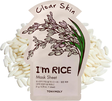 TONYMOLY I'm Rice Clear Skin Real Sheet Mask, KCO-RIC-MS