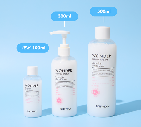 TONYMOLY Wonder Ceramide Mochi Toner - 300ml, 500ml