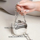 Acrylic Chain Crossbody Mini Box Clutch