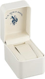U.S. POLO ASSN. Women's Quartz Watch, Analog Display and Gold Plated Strap USC40117