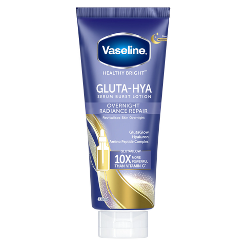 Vaseline Gluta Hya Serum Burst Lotion Overnight Radiance Repair 200ml