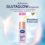 Vaseline Glutaglow Ampoule 3% Niacinamide + Omega6 Serum Roll-On Deodorant Bright & Smooth 45ml